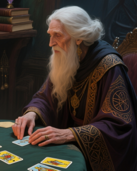 Ilustração explicativa para tarólogos